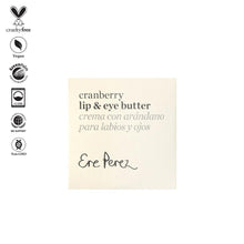 Cargar imagen en el visor de la galería, Ere Perez crema con arándano para labios y ojos 10g